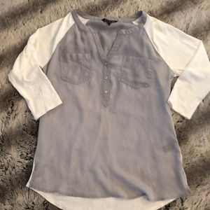Express Brand Two Tone Blouse